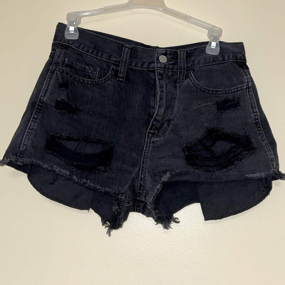High-Rise Jean Shorts